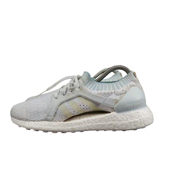 Adidas Shoes Womens 7 Ultraboost Sneaker Parley Athletic Running Sport Knit Blue - Picture 4 of 15